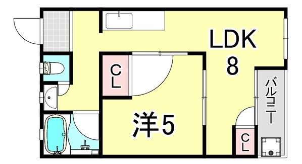 光南荘マンションの物件間取画像